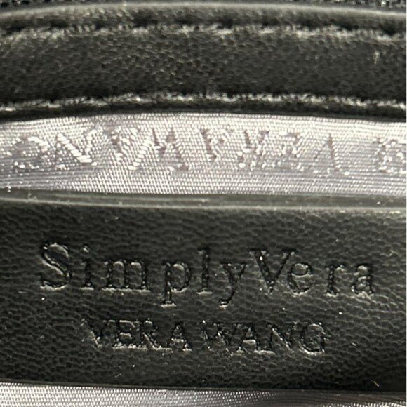 NWT Simply Vera Vera Wang Entry Satchel Black Mermaid - Picture 4 of 13